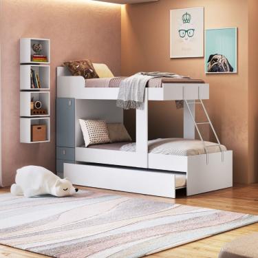 Imagem de Treliche Infantil 1 Porta 2 Gavetas Theo Percasa