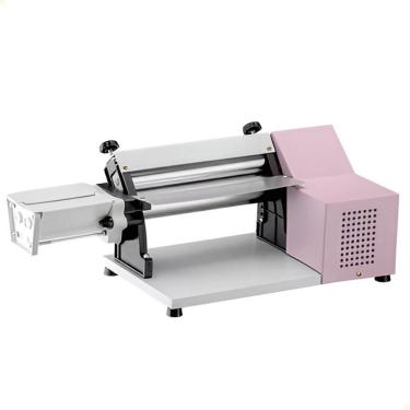 Imagem de Cilindro Laminador Elétrico Malta 28 Cm Com Cortador de Talharim Rosa 127V 3117004