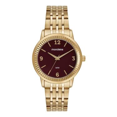 Imagem de Relogio Mondaine Feminino Ref: 32919Lpmvde2 Casual Dourado