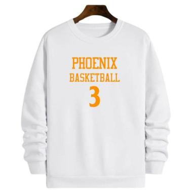 Imagem de Blusa Moletom Gola Basquete Phoenix Basketball número 3 - Loja Click C
