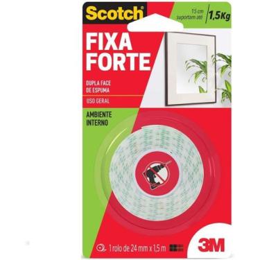Imagem de Fita Dupla Face Espuma Scoth 24mm X 1,5m 3M