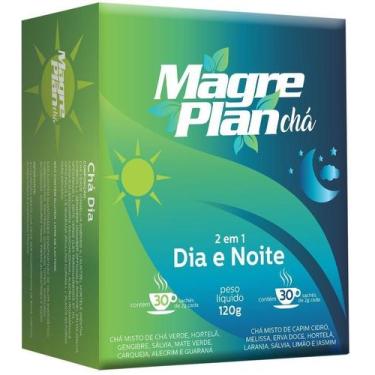 Imagem de Chá Magreplan Dia E Noite 60 Sachês