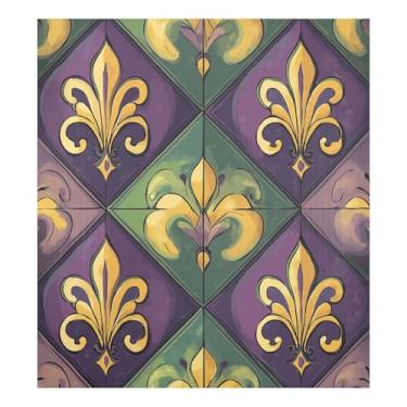 Imagem de Blueangle Capa magnética para lava-louças de carnaval, decoração de capa frontal de lava-louças, adesivos de eletrodomésticos, adesivos de eletrodomésticos, 58 cm C x 66 cm adesivo magnético