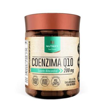 Imagem de Nutrify Coenzima Q10 200mg com Vitamina E 60 Caps, Neutro