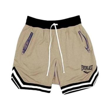 Imagem de Bermuda De Basquete Casual Masculina De Verão Em Malha Respirável EVER