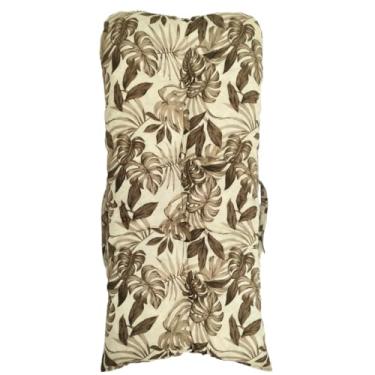 Imagem de Almofada 95x45cm para Bancos, Cadeiras e Sofás - Apoio Lumbar Ergonômico, Suave e Durável, Versátil para Casa, Office e Outros Móveis (ip106 FOLHA SECA)