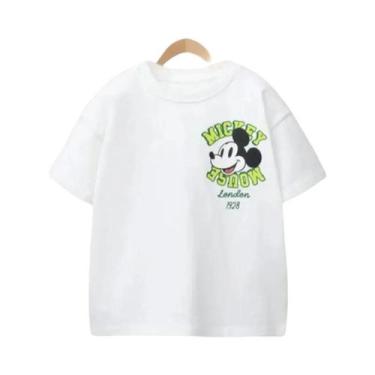 Imagem de Camiseta Infantil Disney Mickey Mouse De Manga Curta, Fantasia Casual,