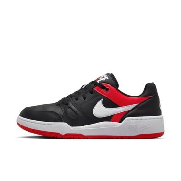Imagem de Nike Tênis masculino Full Force Low, Preto/vermelho universitário/branco, 39