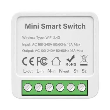 Imagem de Módulo De Interruptor Mini WiFi Inteligente 10A 16A Tuya Zigbee 1/2/3/