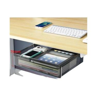 Imagem de Gaveta Plástica Adesiva Para Embaixo Da Mesa, Organizador De Papelaria