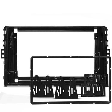 Imagem de Moldura do Painel 7 Polegadas Polo Virtus T-Cross Nivus 2018 a 2026 Black Piano