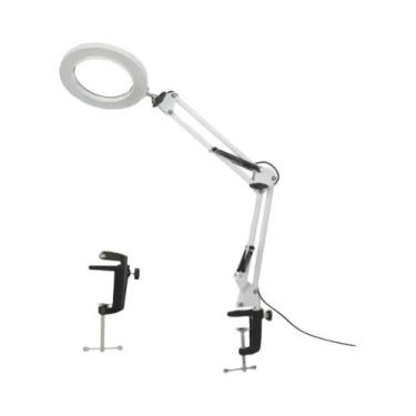 Imagem de Lâmpada De Lupa Articulada Extra Longa De 3 Seções Com 3 Luzes LED Col
