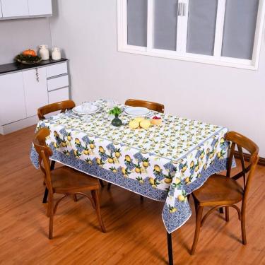 Imagem de Toalha De Mesa Estampada Allegra 1 Peça 4 Lugares 100% Poliéster - Limão