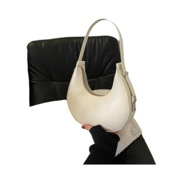 Imagem de Bolsa De Ombro Estilosa Em Couro PU Para Mulheres, Pequena Clutch, Bol