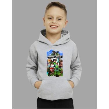 Imagem de Moletom Agasalho Minecraft Infantil Blusa De Frio Gamer - MB Sport, Ci