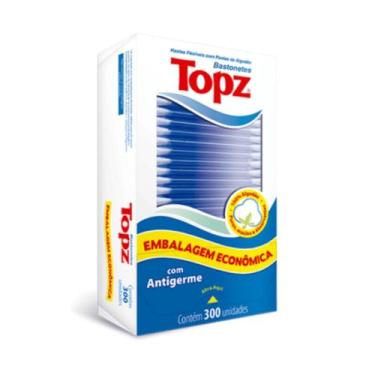 Imagem de Bastonetes cotonete caixa 300 uni topz algodão