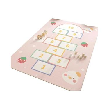 Imagem de Tapete Infantil Antiderrapante Com Estampa De Dinossauro, Decoração De