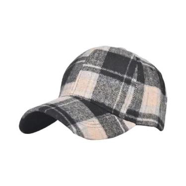 Imagem de Boné De Beisebol Xadrez Masculino E Feminino Para Primavera, Verão E I