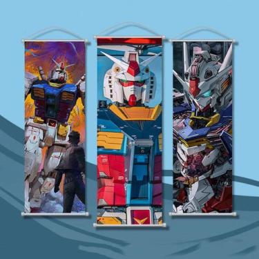 Imagem de Wall Art Painting Scroll Mobile Suit Gundam, conjunto de 3 - taiyuanke