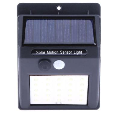 Imagem de Luminária solar parede 25 leds com sensor de movimento GT511