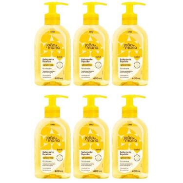 Imagem de Kit 6un sabonete liquido 400ml joão e maria - cimed