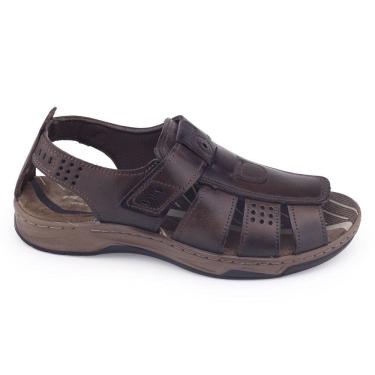 Imagem de Sandália Masculina Pegada Casual em Couro