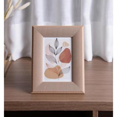 Imagem de Porta-Retrato Wolff Florença 10cm x 15cm Marrom Mdf