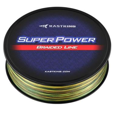 Imagem de Linha de pesca KastKing Superpower Braided Camo 10 lb/500 m