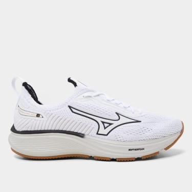 Imagem de Tênis Infantil Mizuno Cool Ride 3, Branco, Preto, 31