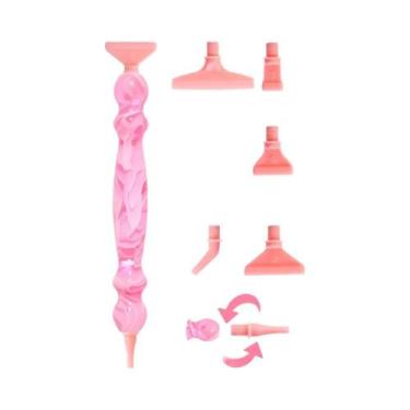 Imagem de Kit De Pincéis Para Pintura Em Diamante 5D Com 6 Pontas Intercambiávei