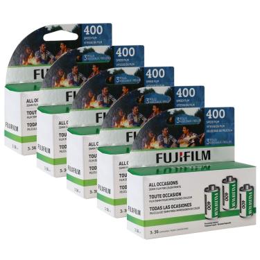 Imagem de Filme Fujifilm 400 Color Negative 35 mm (36 exposições) x5 - pacote com 3