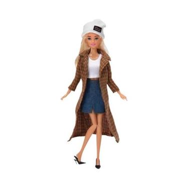 Imagem de Conjunto De Acessórios De Inverno Para Boneca De 30CM: Casaco, Vestido