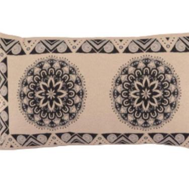 Imagem de Almofada Decorativa Turin Retangular Com Refil 58% Algodão / 42% Poliéster - Mandala Marinho