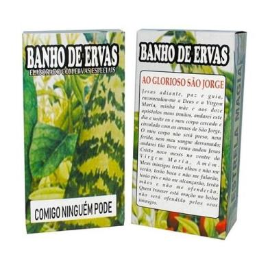 Imagem de Banho em Erva Comigo Ninguém Pode na Umbanda e Candomblé  Proteção  De