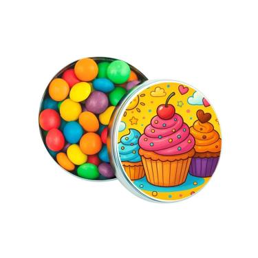 Imagem de Kit 30 Latinhas Lembrancinhas Cupcakes