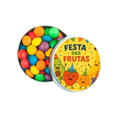 Imagem de Kit 30 Latinhas Lembrancinhas Festa das Frutas