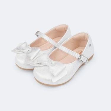 Imagem de Sapato Sapatilha Bebê Pampili Angel Prata-Feminino