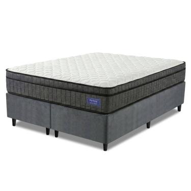 Imagem de Cama Box Colchão Queen Ortopédico D33 Euro Pillow Ultra 158x198x63cm