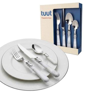 Imagem de Faqueiro Em Aço Inox 24 Peças Taiti Original, Tuut, Design Clássico Ma