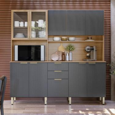 Imagem de Cozinha Compacta 10 Portas 2 Gavetas Amora Demobile