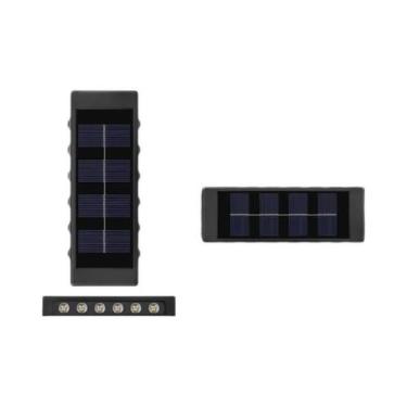 Imagem de Lâmpada De Parede LED Solar À Prova d'Água Para Exterior, Iluminação S