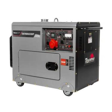Imagem de Gerador Diesel Toyama 6,5Kva Trifásico 220V Cabinado