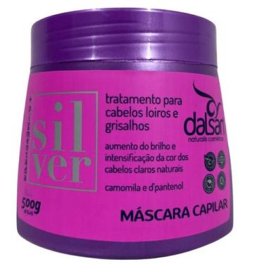 Imagem de Mascara Capilar Hidratante Dalsan 500 g Silver Cabelos loiro