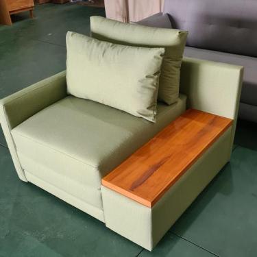 Imagem de Poltrona Cama Solteiro com Tampo Lateral Direito Tecido Acquablock 100