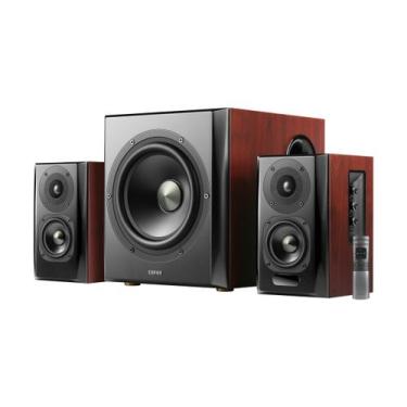 Imagem de Caixa de som com Subwoofer, 150W RMS, Bivolt, Bluetooth, para casa e f