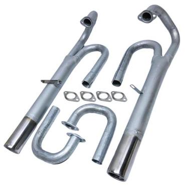 Imagem de Escape Esportivo Buggy Brasília Kombi Fusca + 4 Juntas - DSTAL