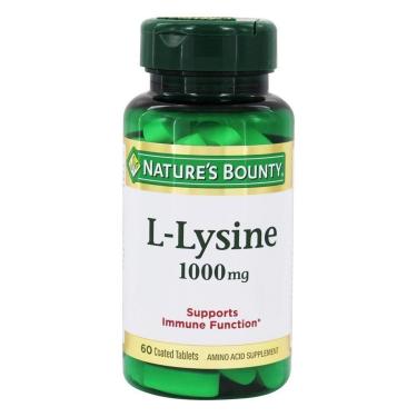 Imagem de Suplemento Nature'S Bounty L-Lisina 1000 Mg 60 Comprimidos-Unissex