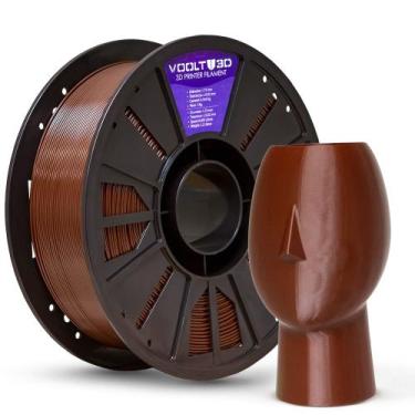Imagem de Filamento Petg Marrom 1kg - 1.75mm Nacional Voolt - VOOLT3D