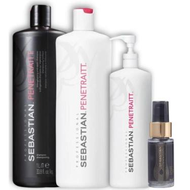 Imagem de Kit Penetraitt Sh 1000ml + Cond 1000ml + Masc 500ml + Dark Óleo 30ml -