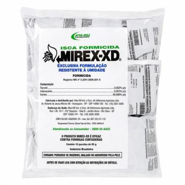 Imagem de Mirex SD 500g (10x50g) Isca Formicida para Controle de Saúvas e Quenqu